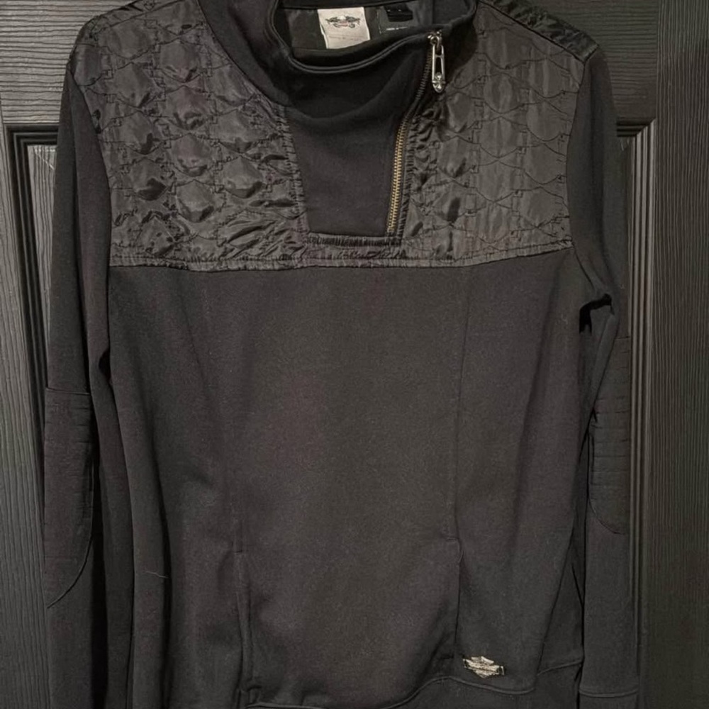 Harley-Davidson Black Performance Pull Over Jacket - image 1
